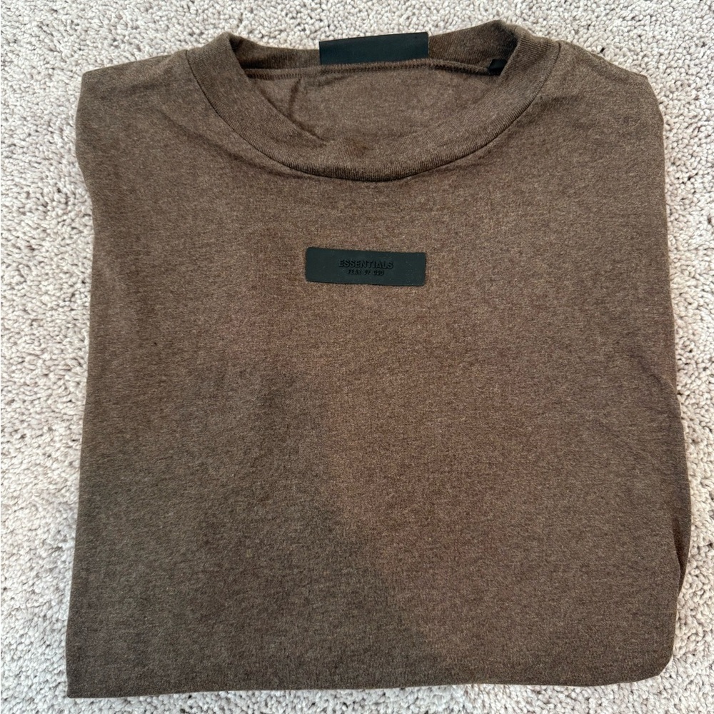 Fear of God Brown Short Sleeve Tee